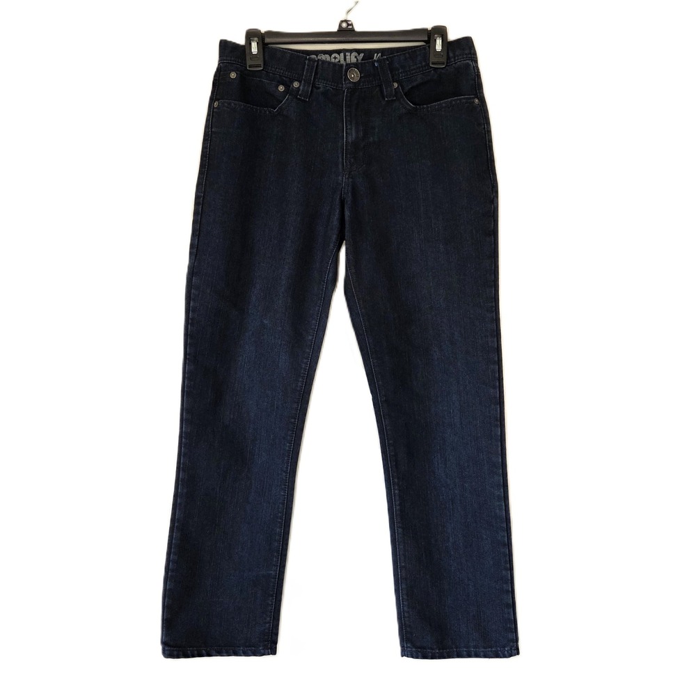 Amplify Men's Skater Skinny Jeans - 30 Dark Wash Denim